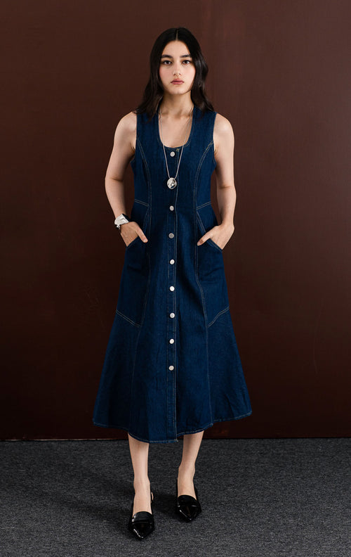 Lita Dress Denim