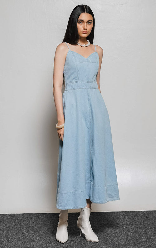 Cassandra Dress Light Denim
