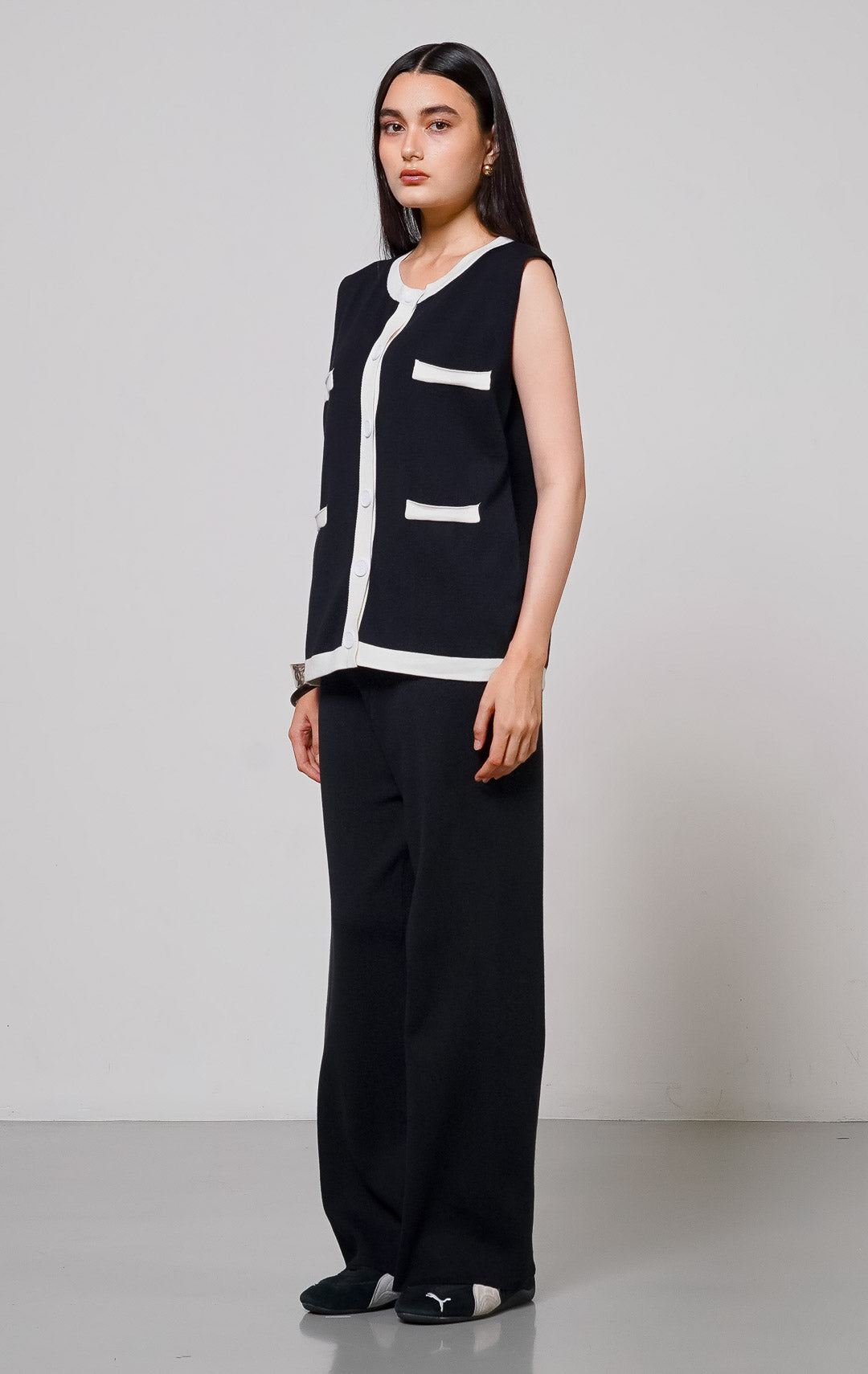 Elena Knit Set Black