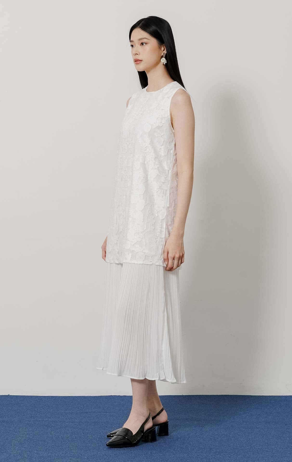 Vienna Dress White