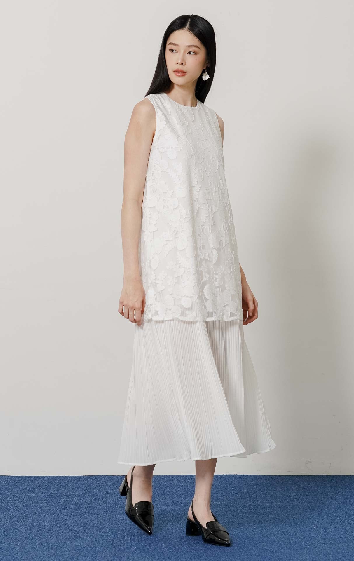 Vienna Dress White