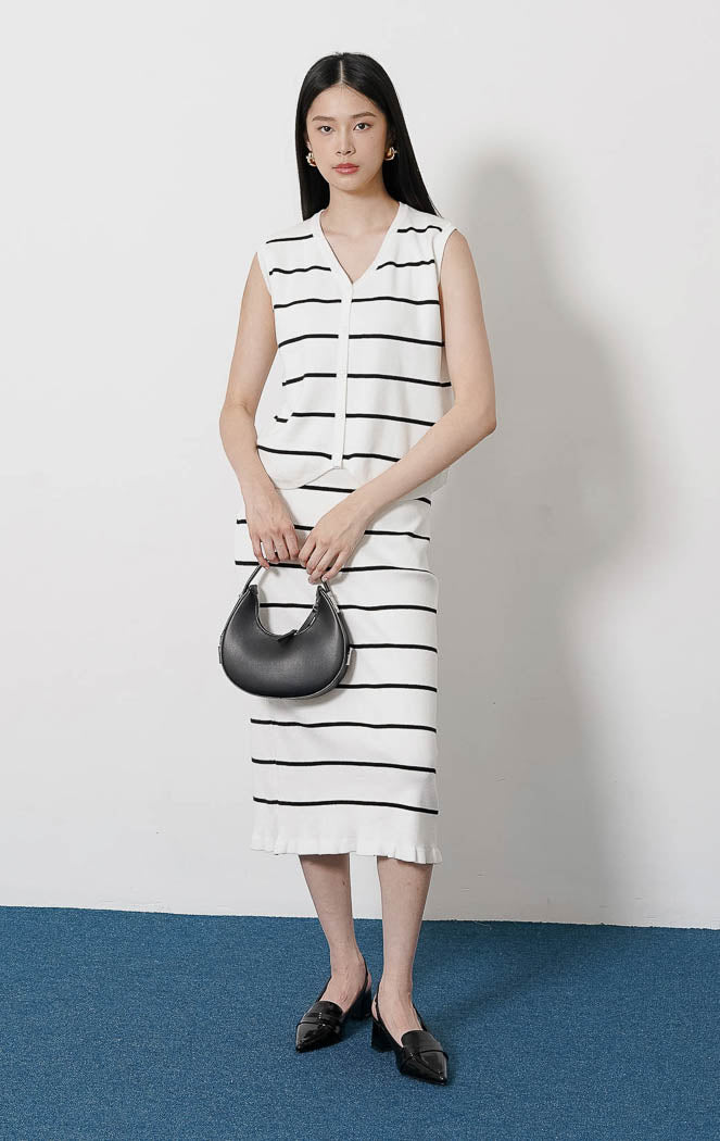 Katie Knit Set White