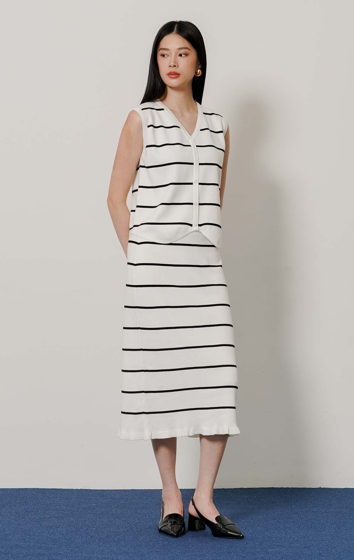 Katie Knit Set White