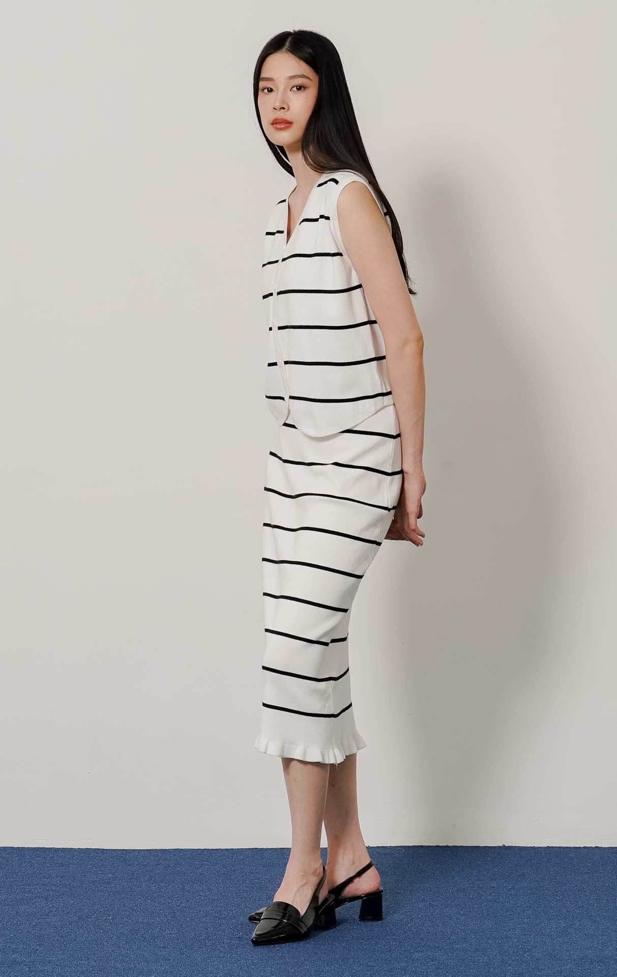 Katie Knit Set White