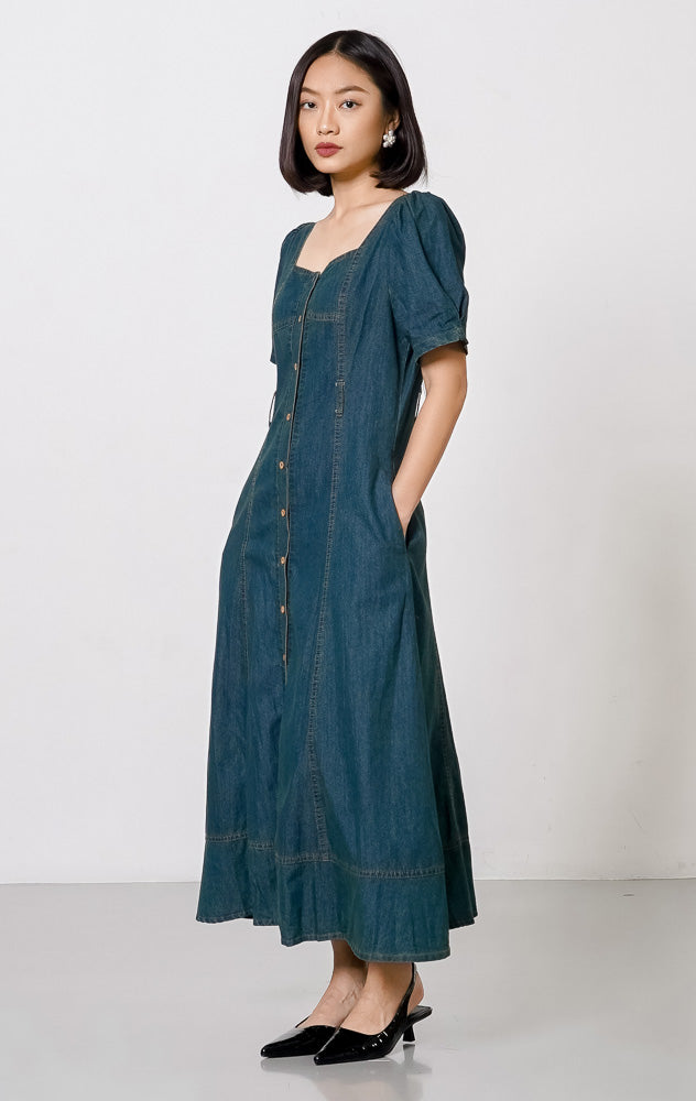 Alivia Dress Denim