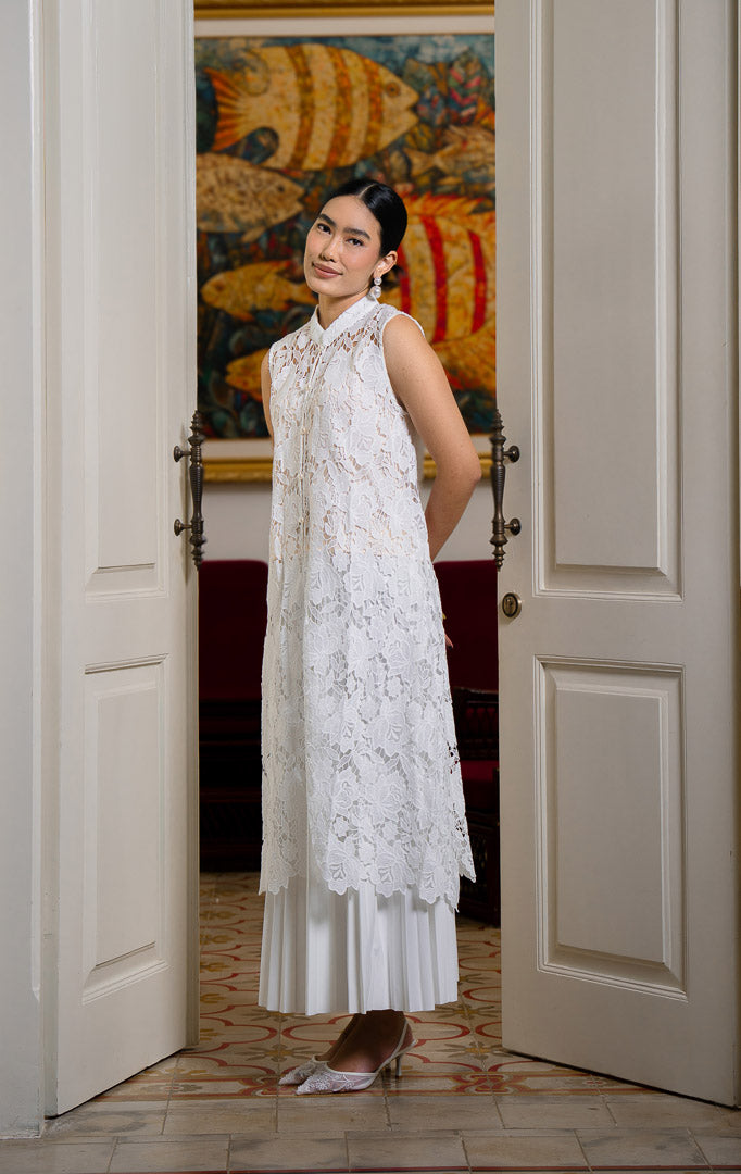 EID Kanira Dress White