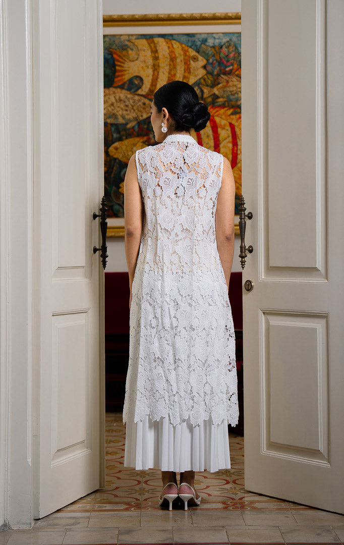 EID Kanira Dress White