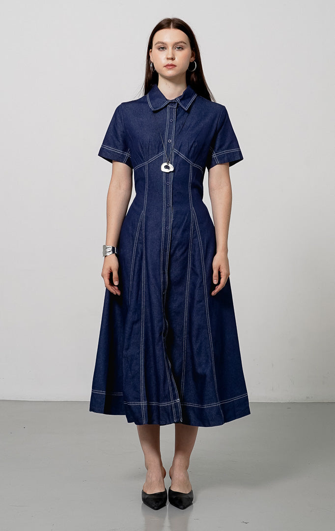 Apollo Dress Denim