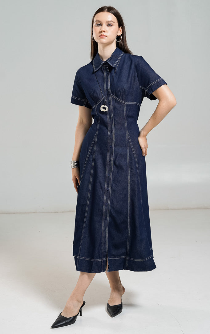 Apollo Dress Denim