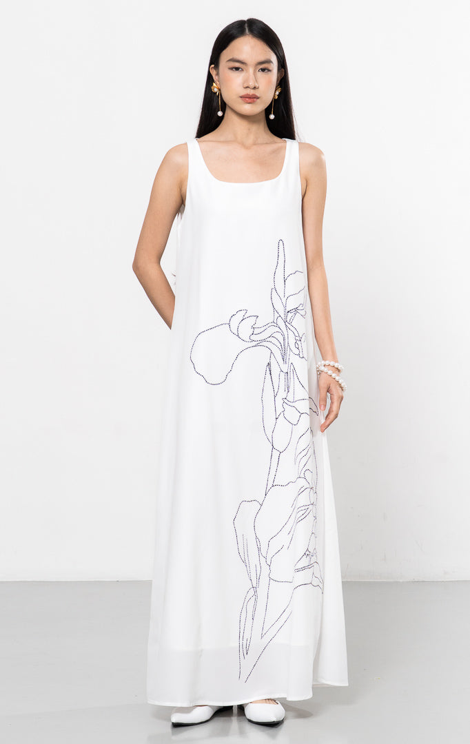 Mitchell Dress White