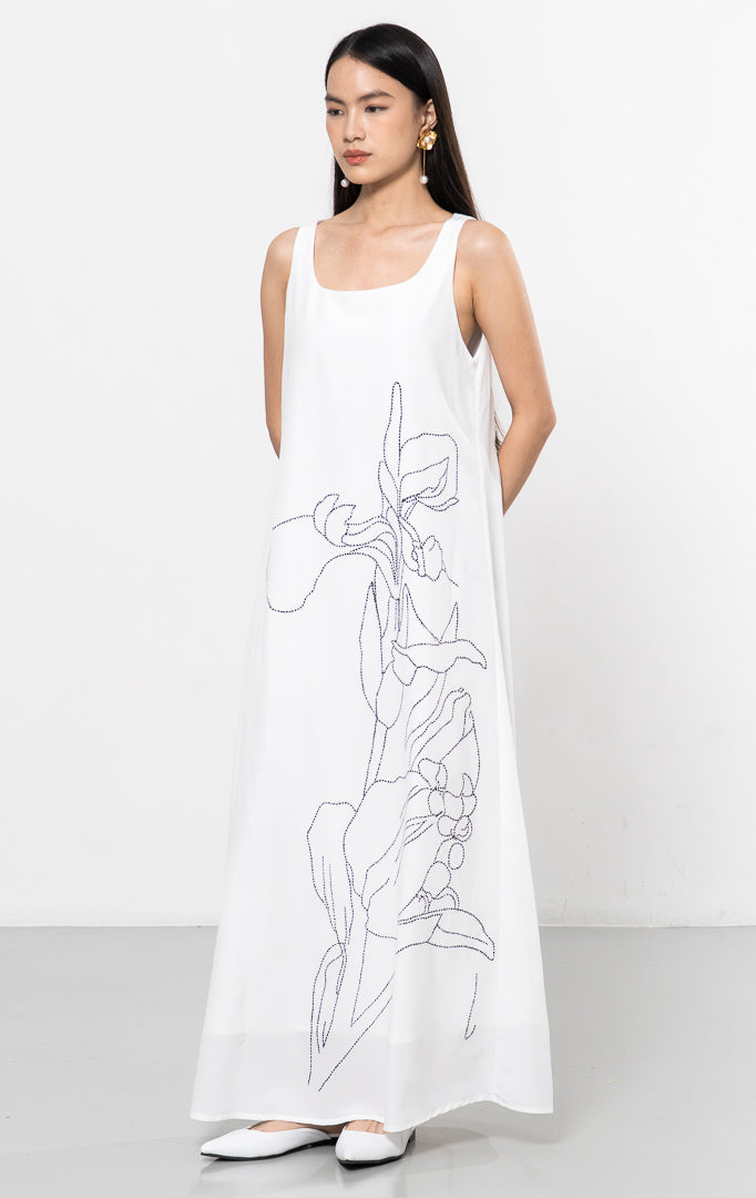 Mitchell Dress White