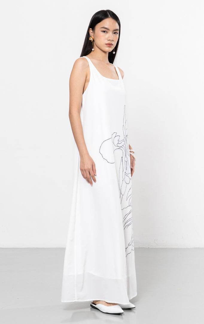 Mitchell Dress White