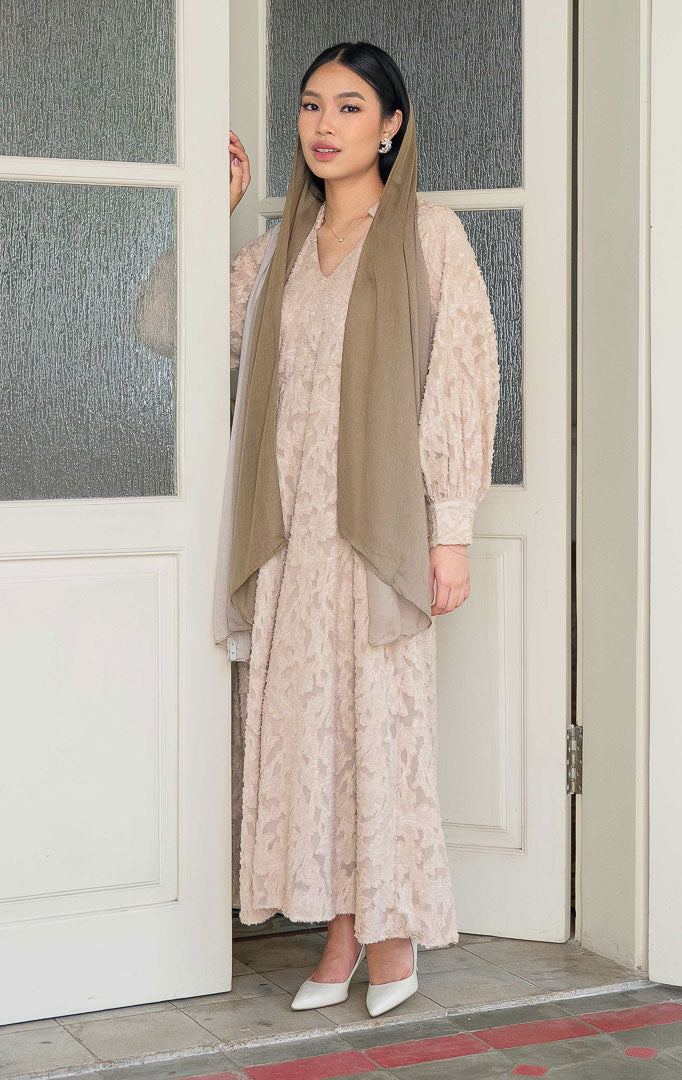 EID Aisya Dress Brown