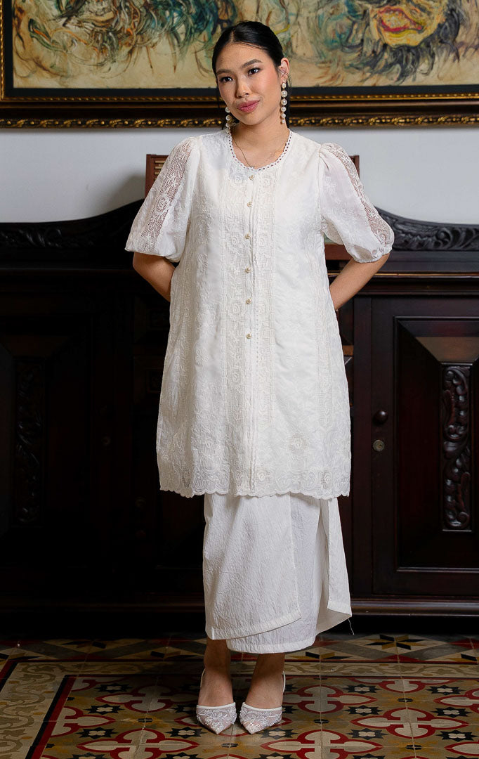 EID Meirisya Dress White