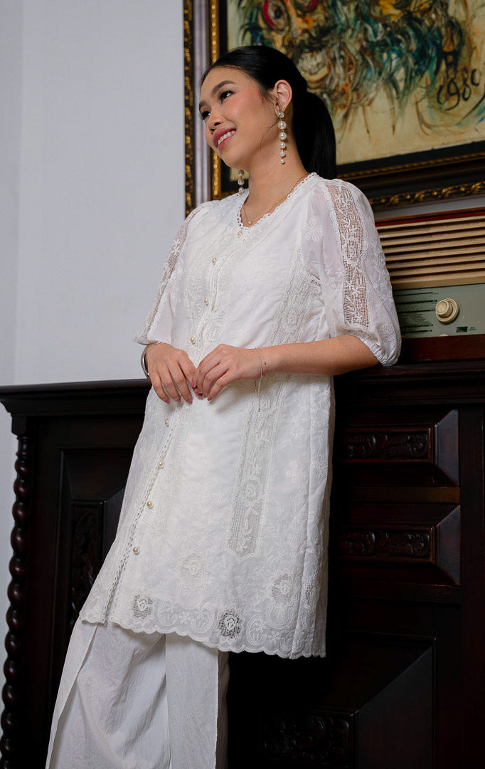 EID Meirisya Dress White