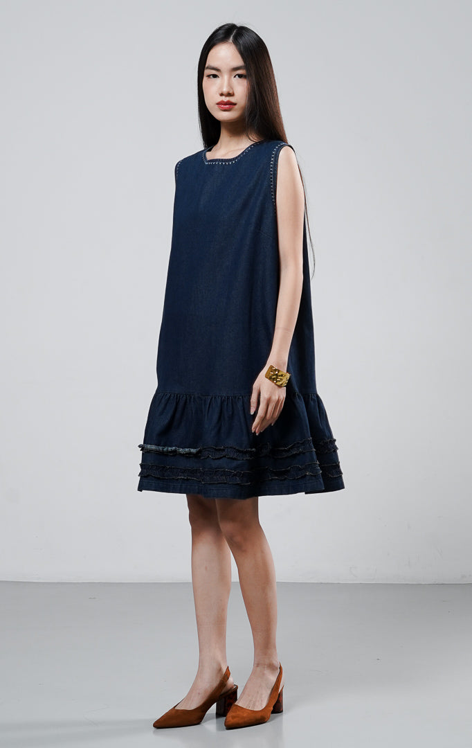 Piper Dress Navy