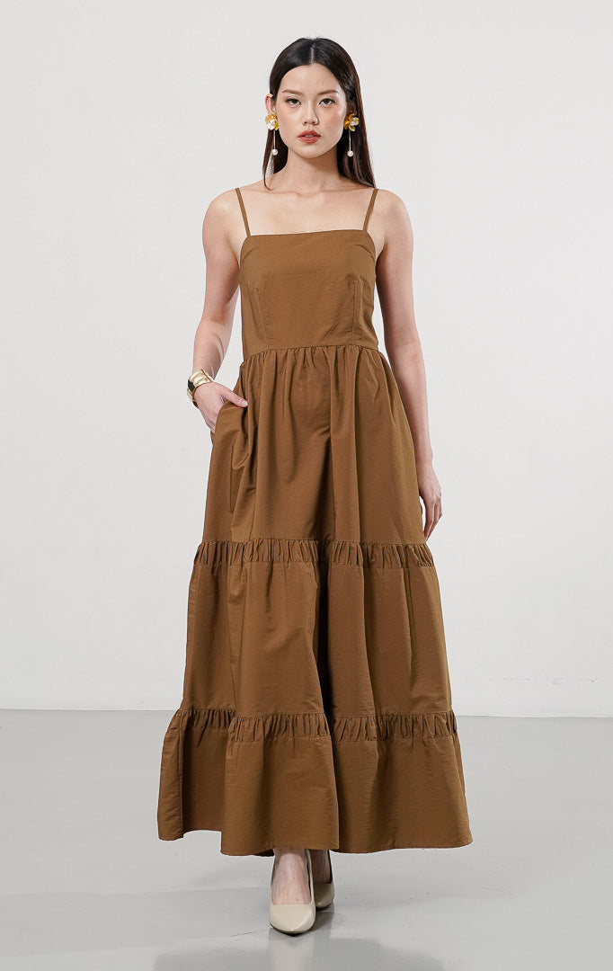 Andromeda Dress Dark Brown