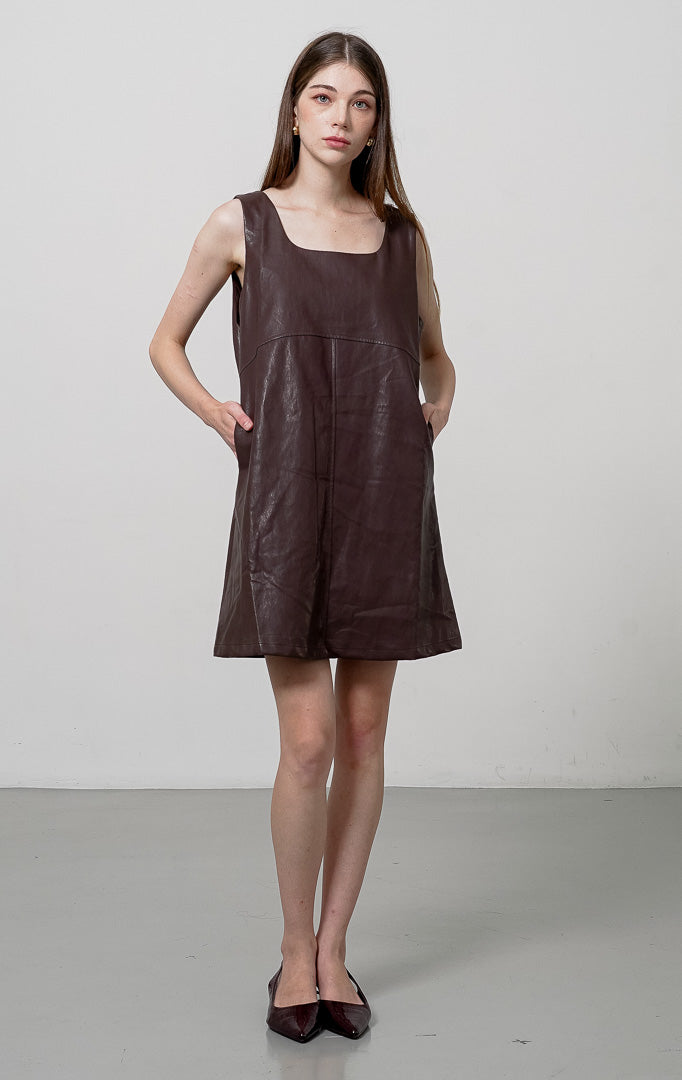 Lupin Dress Brown