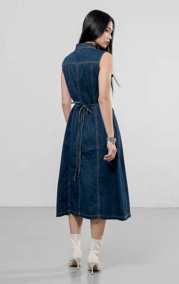 Vivienne Dress Dark Denim