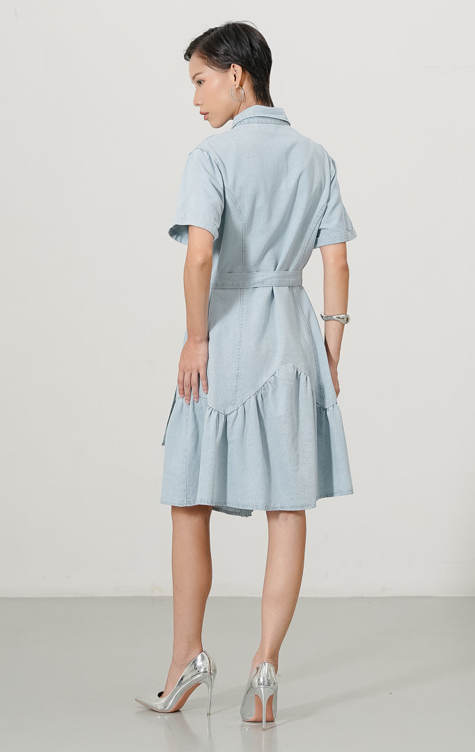 Eunae Dress Light Denim
