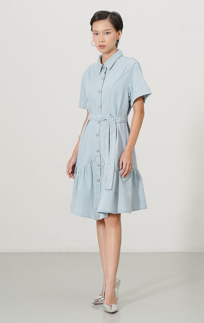 Eunae Dress Light Denim