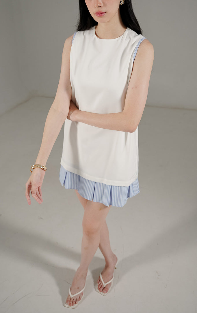 Belle Dress White