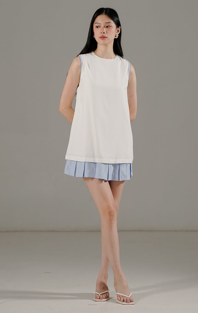 Belle Dress White