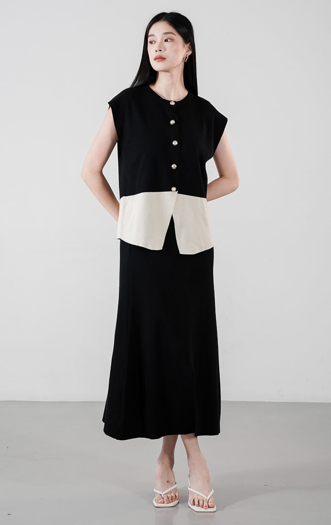 Xandria Knit Set Black