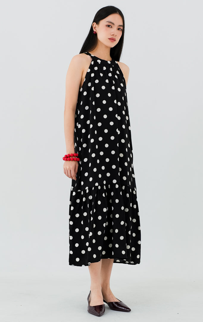 Domino Dress Black