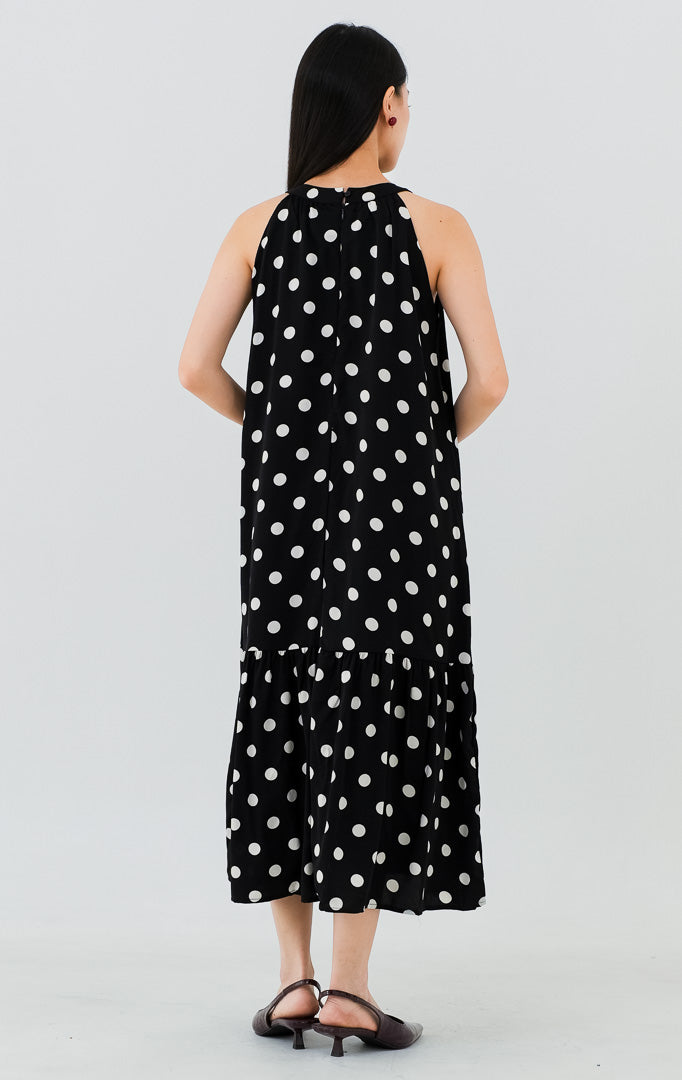 Domino Dress Black