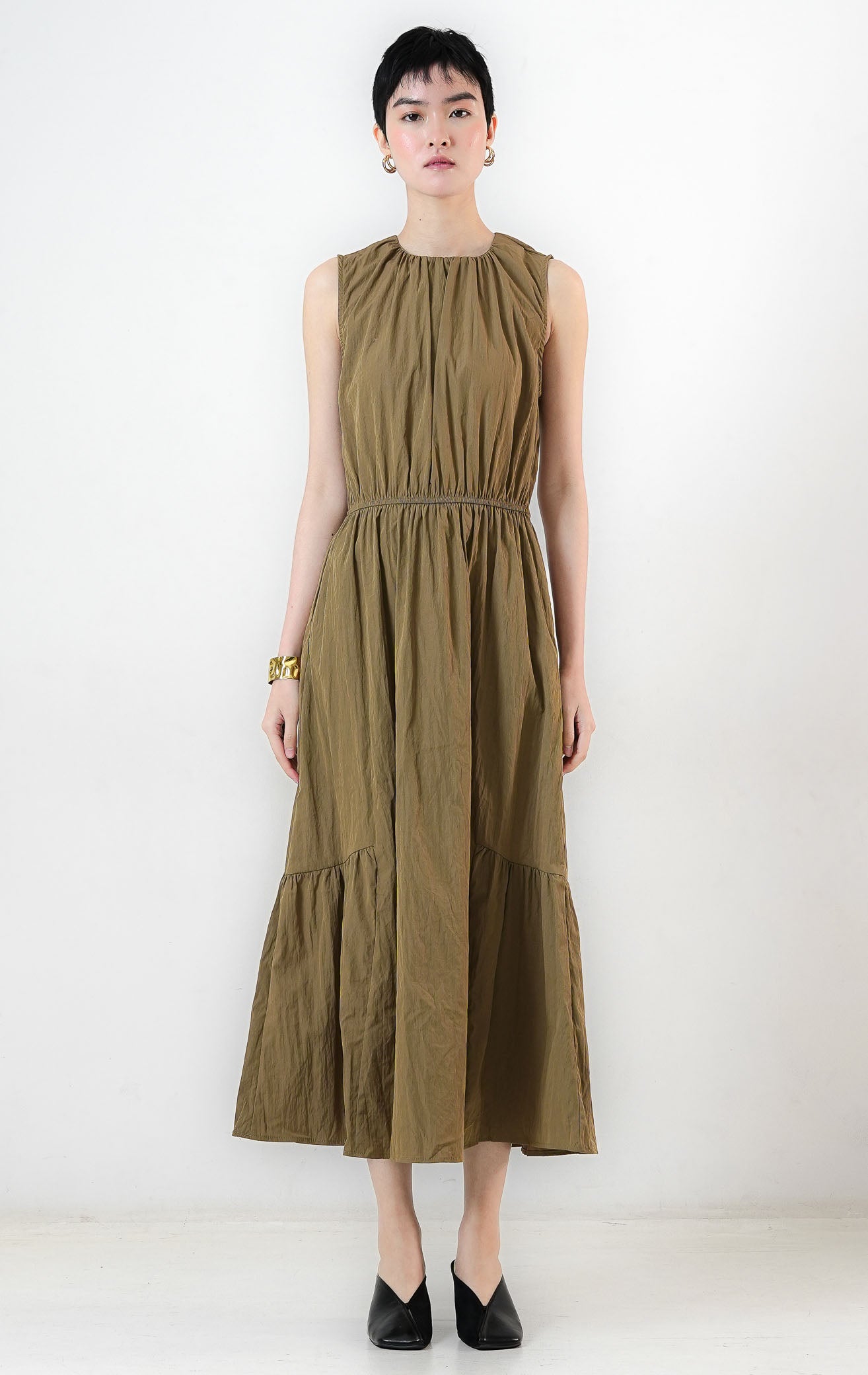 Persephone Dress Light Brown