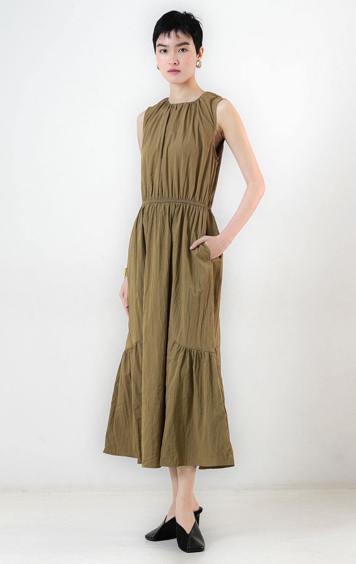 Persephone Dress Light Brown