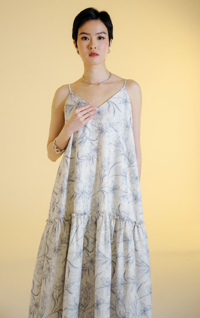 Fresla Dress Light Grey