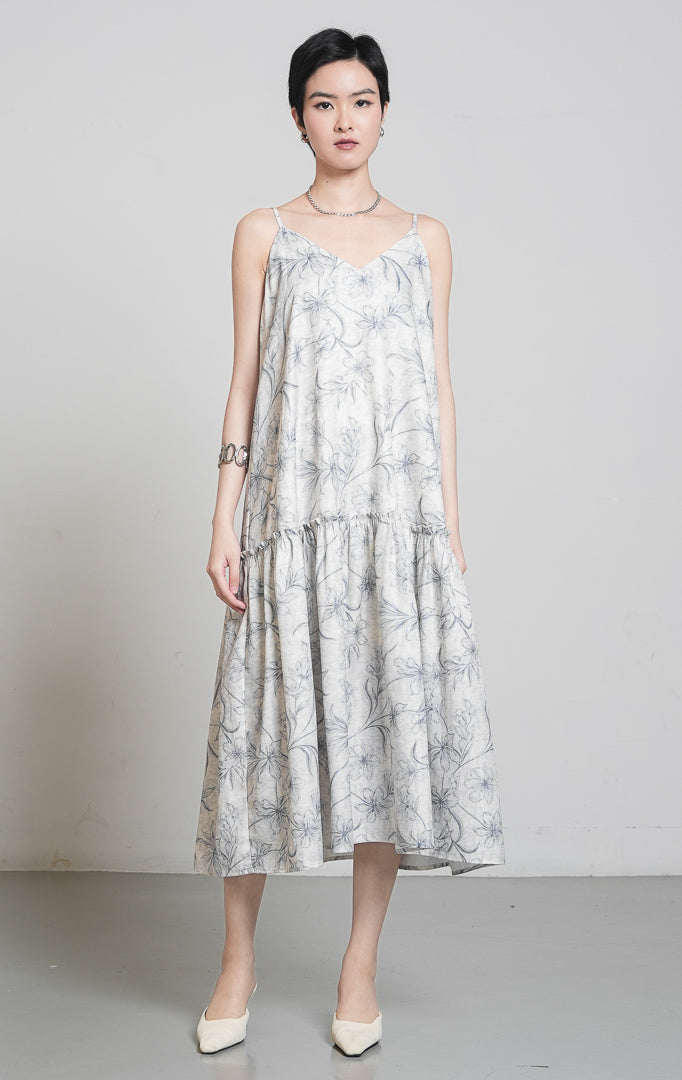 Fresla Dress Light Grey
