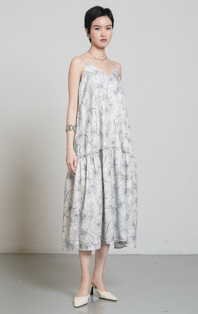 Fresla Dress Light Grey