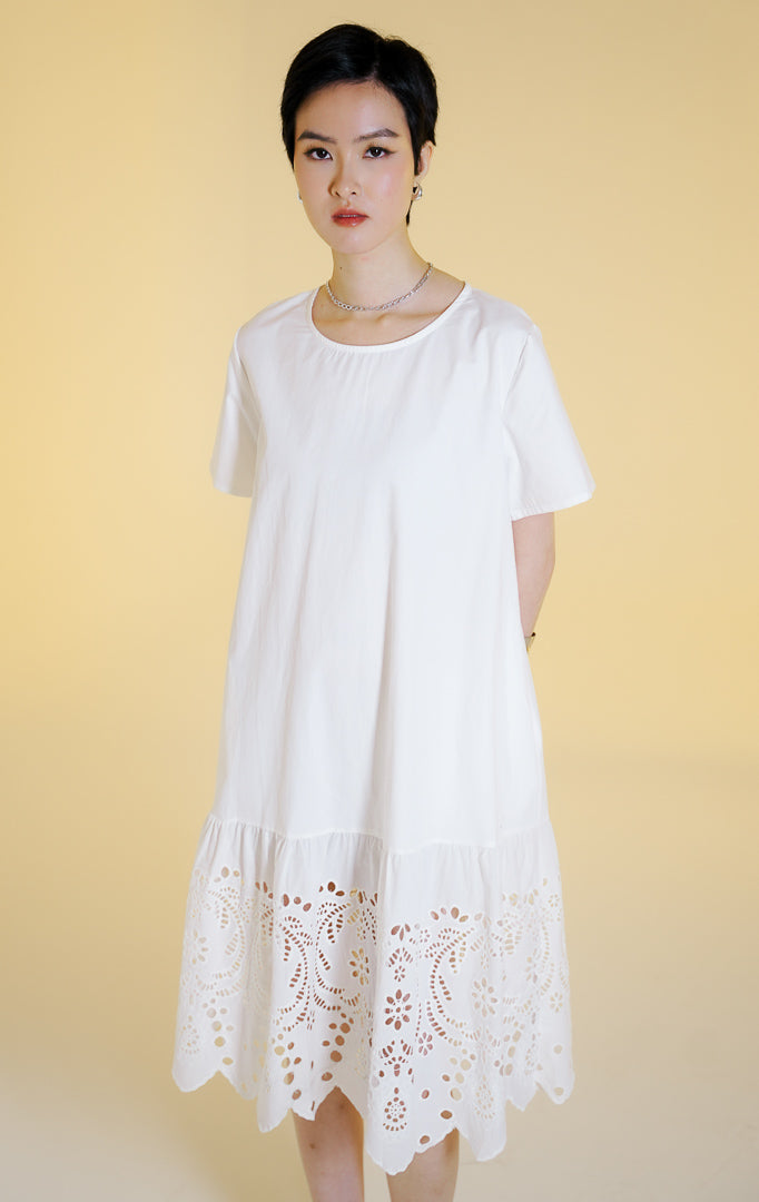 Corrine Dress White