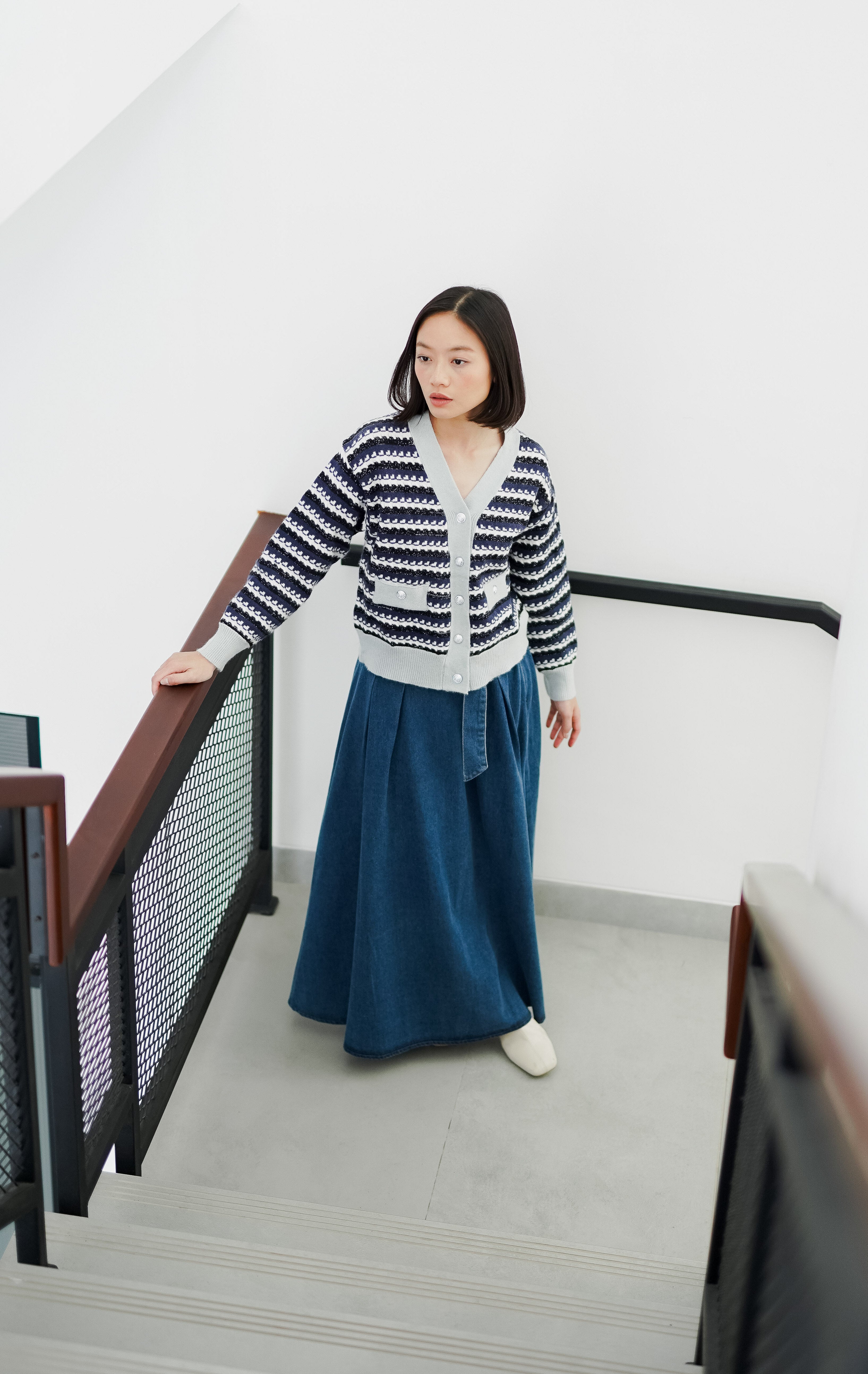 Zadie Knit Cardigan Black