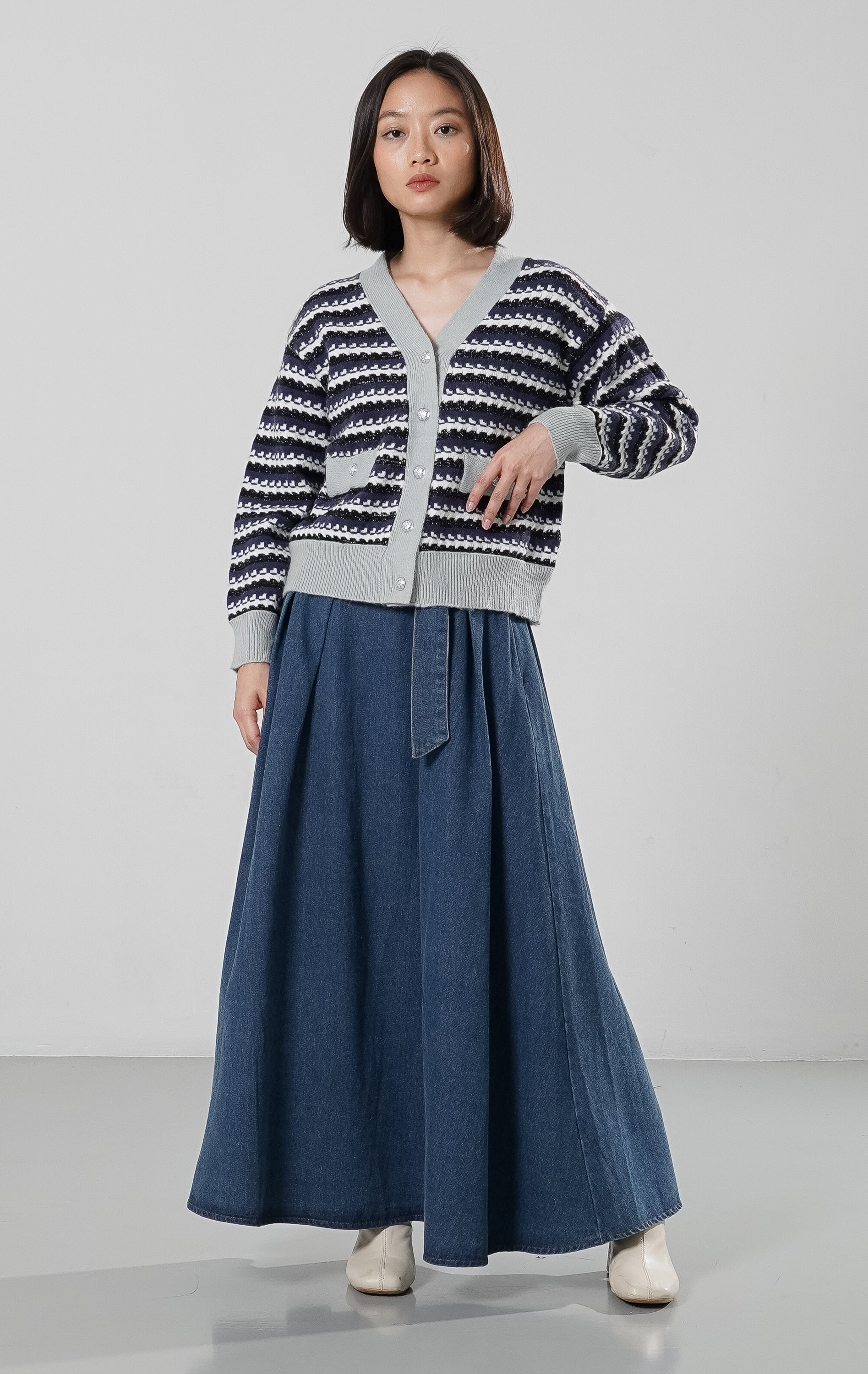 Zadie Knit Cardigan Black