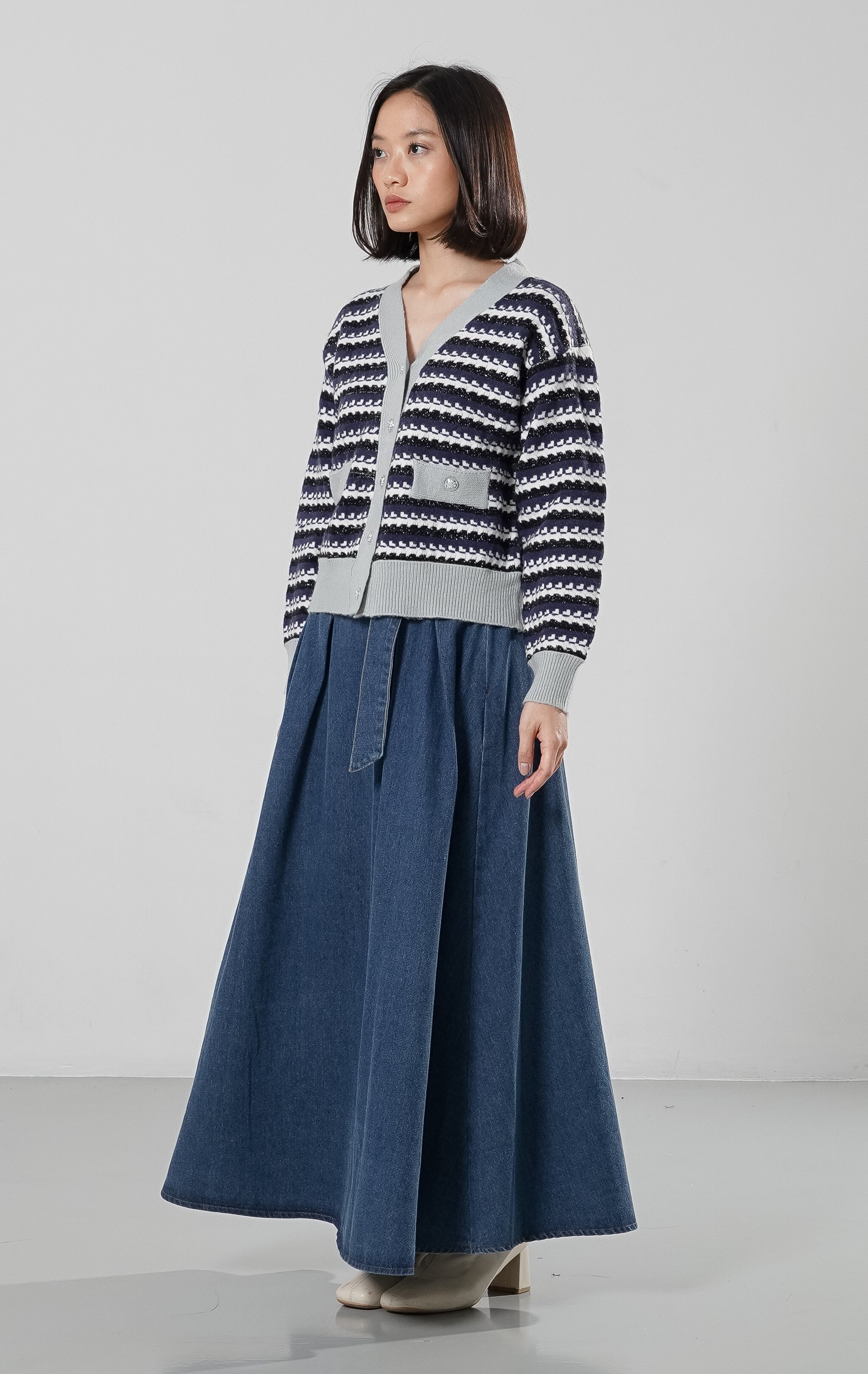 Zadie Knit Cardigan Black