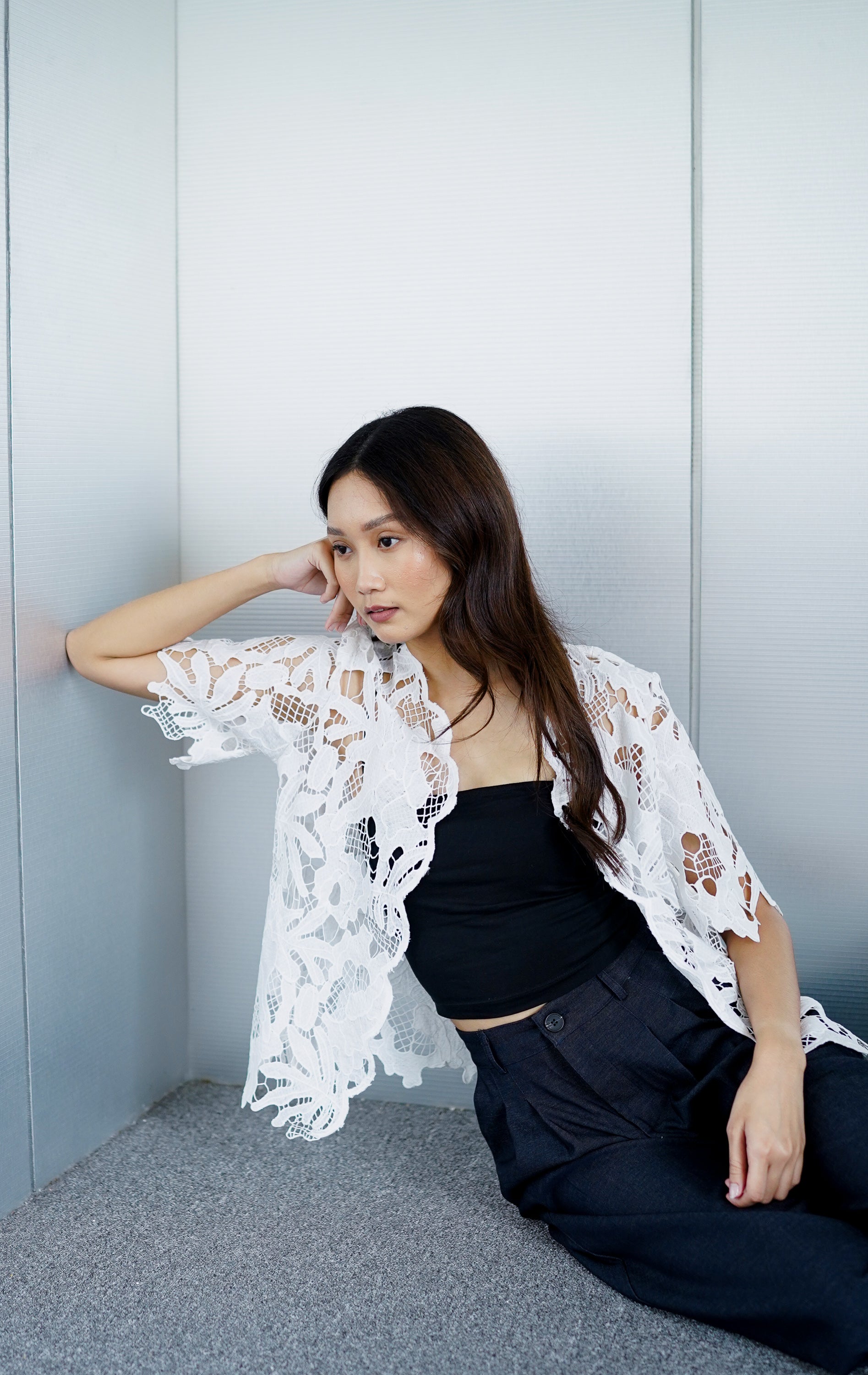 Filya Top Outer White