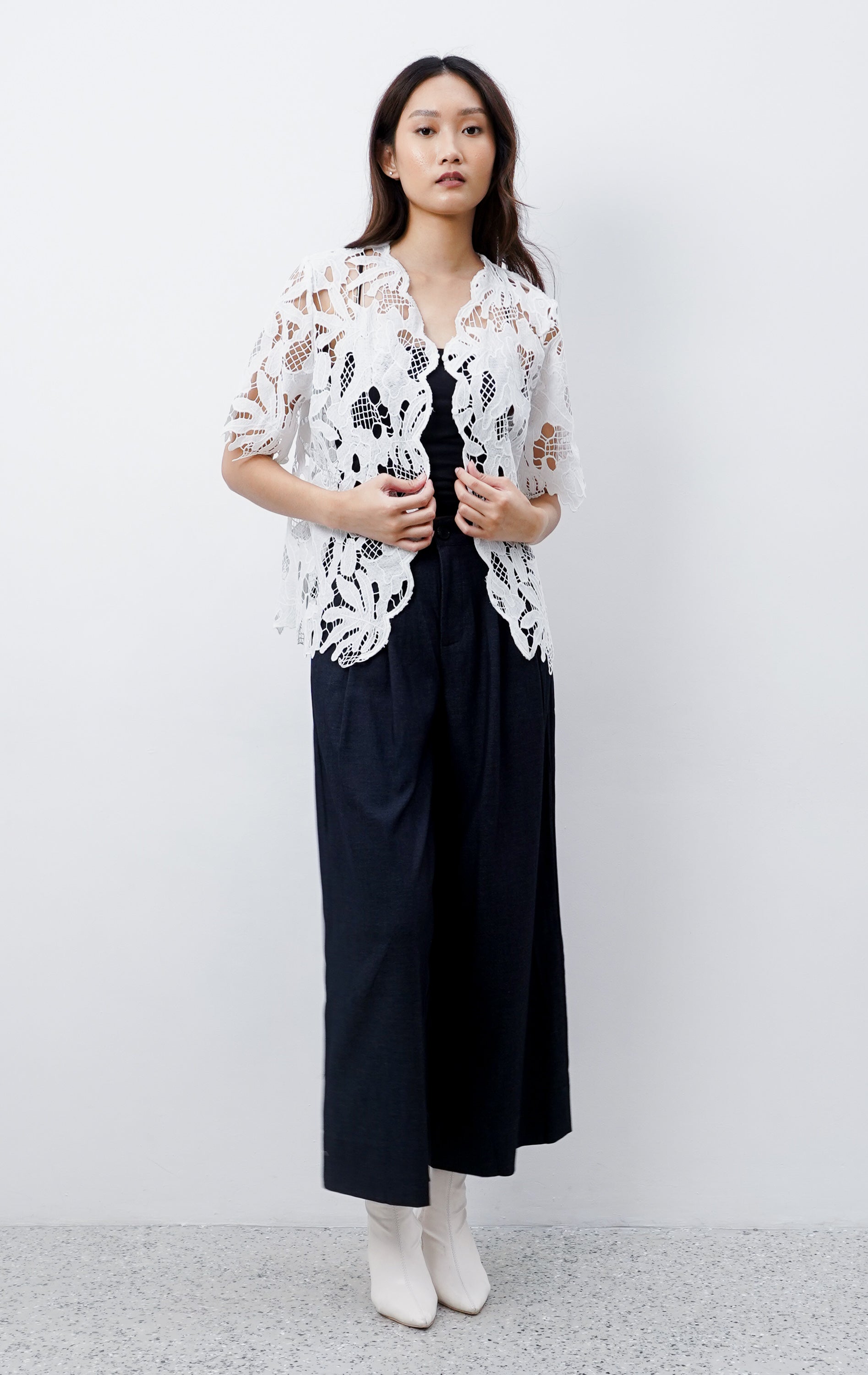 Filya Top Outer White