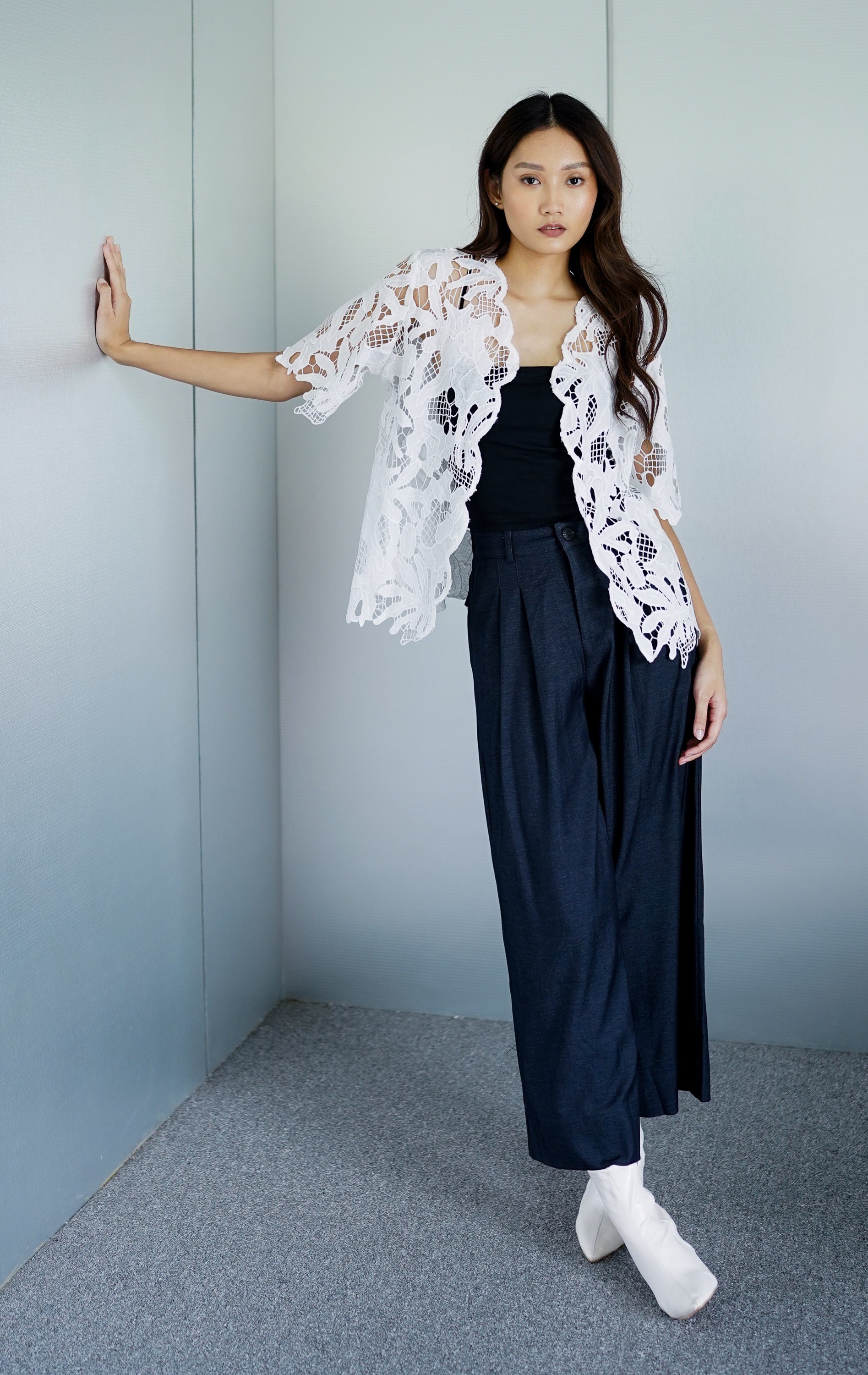 Filya Top Outer White