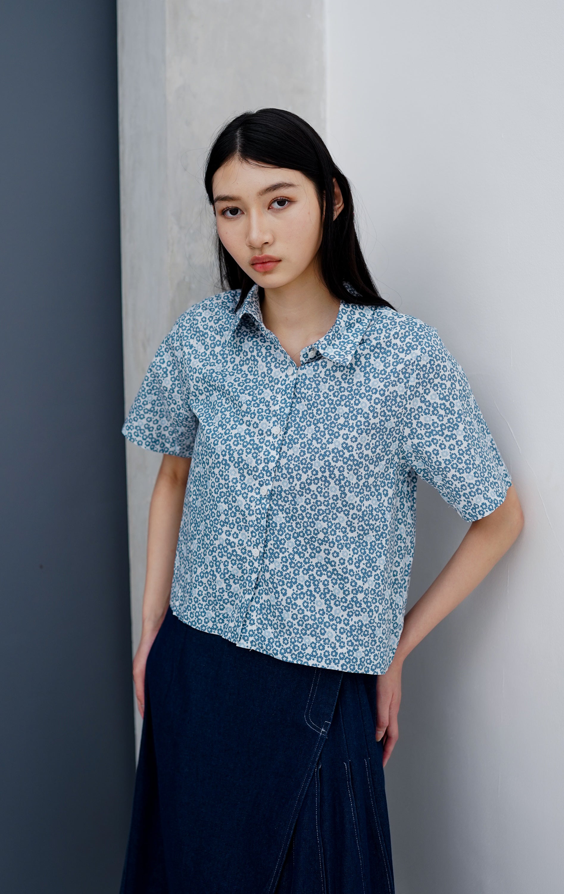 Flowia Top Blue