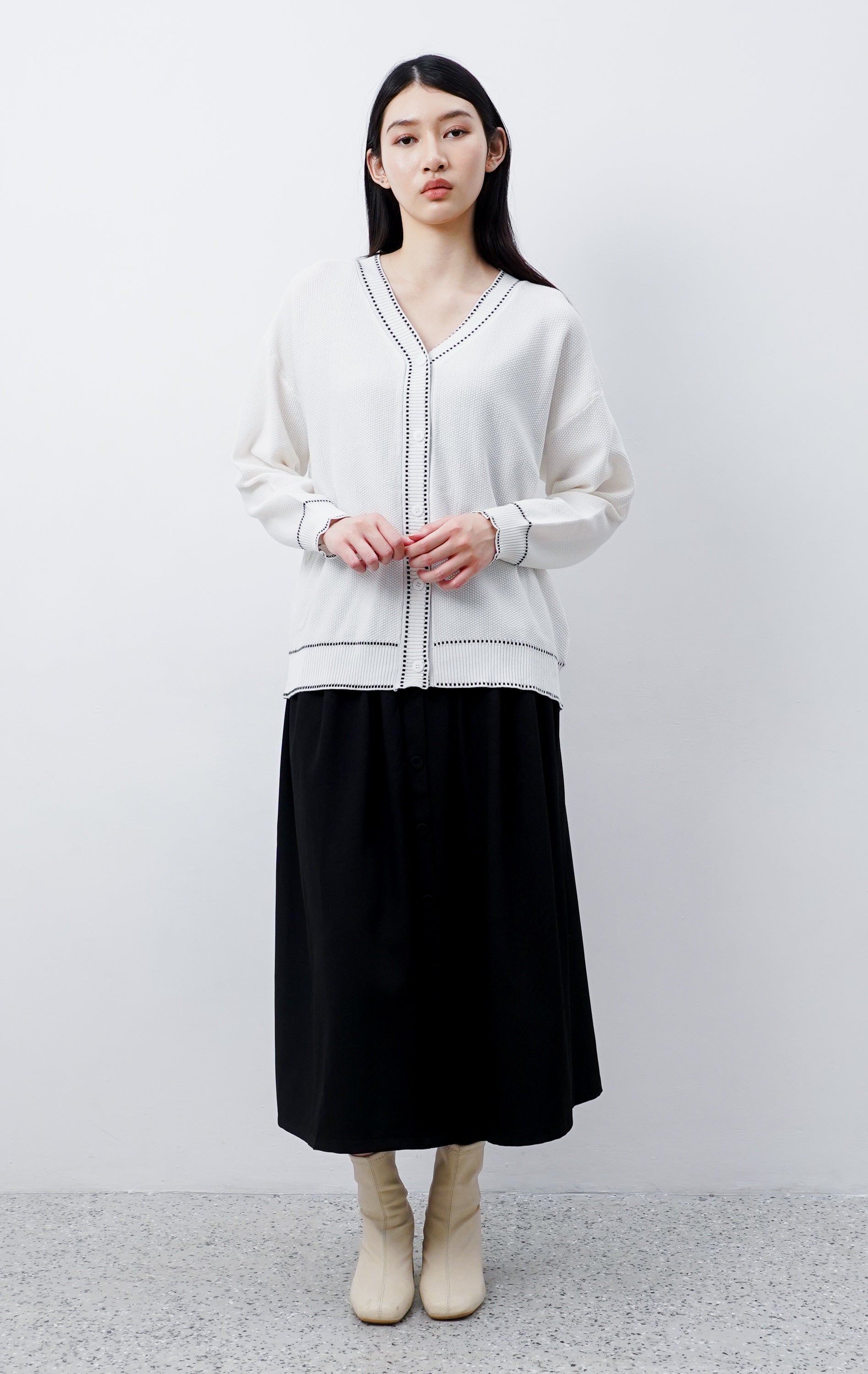 Jordana Cardigan White