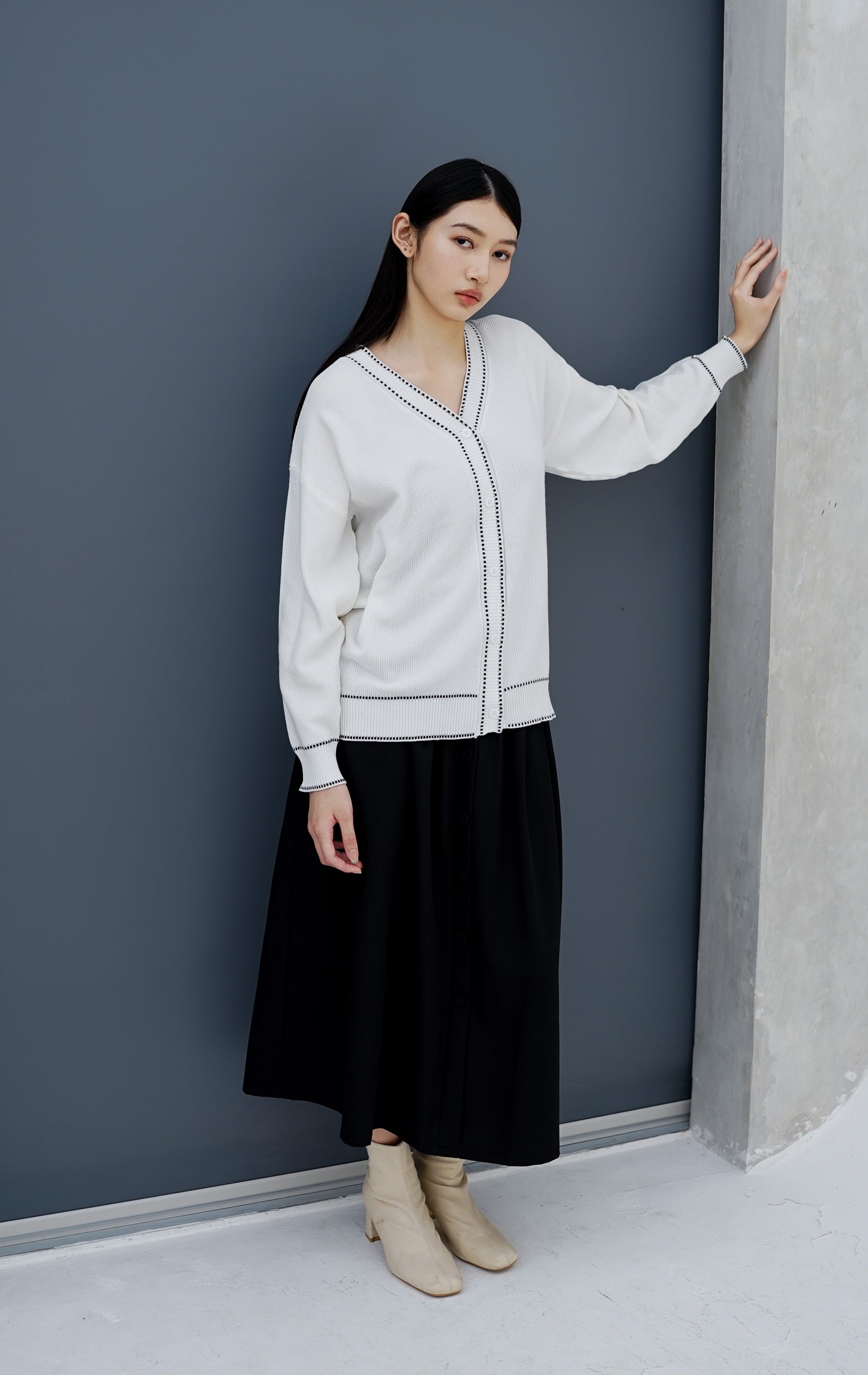 Jordana Cardigan White
