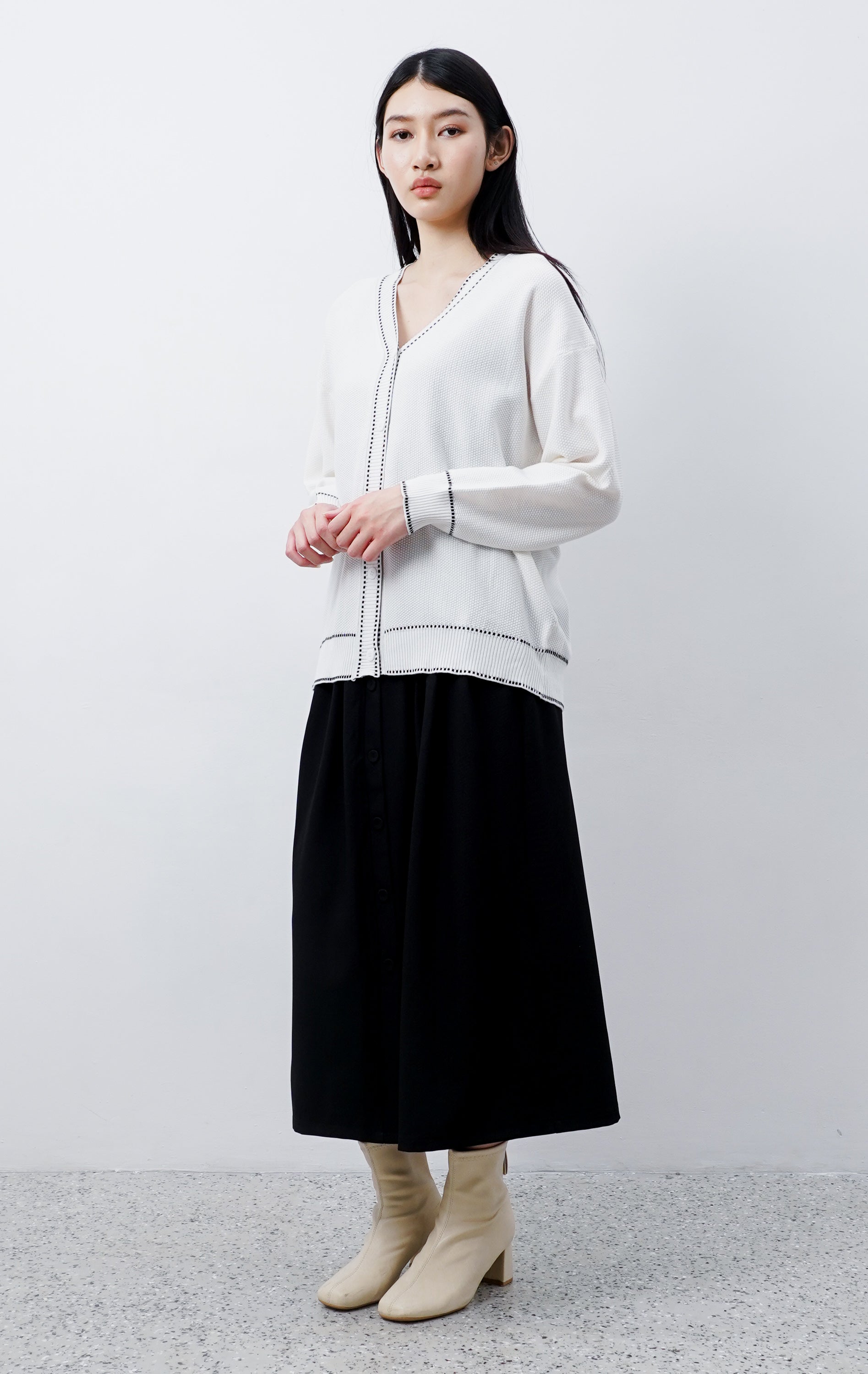 Jordana Cardigan White