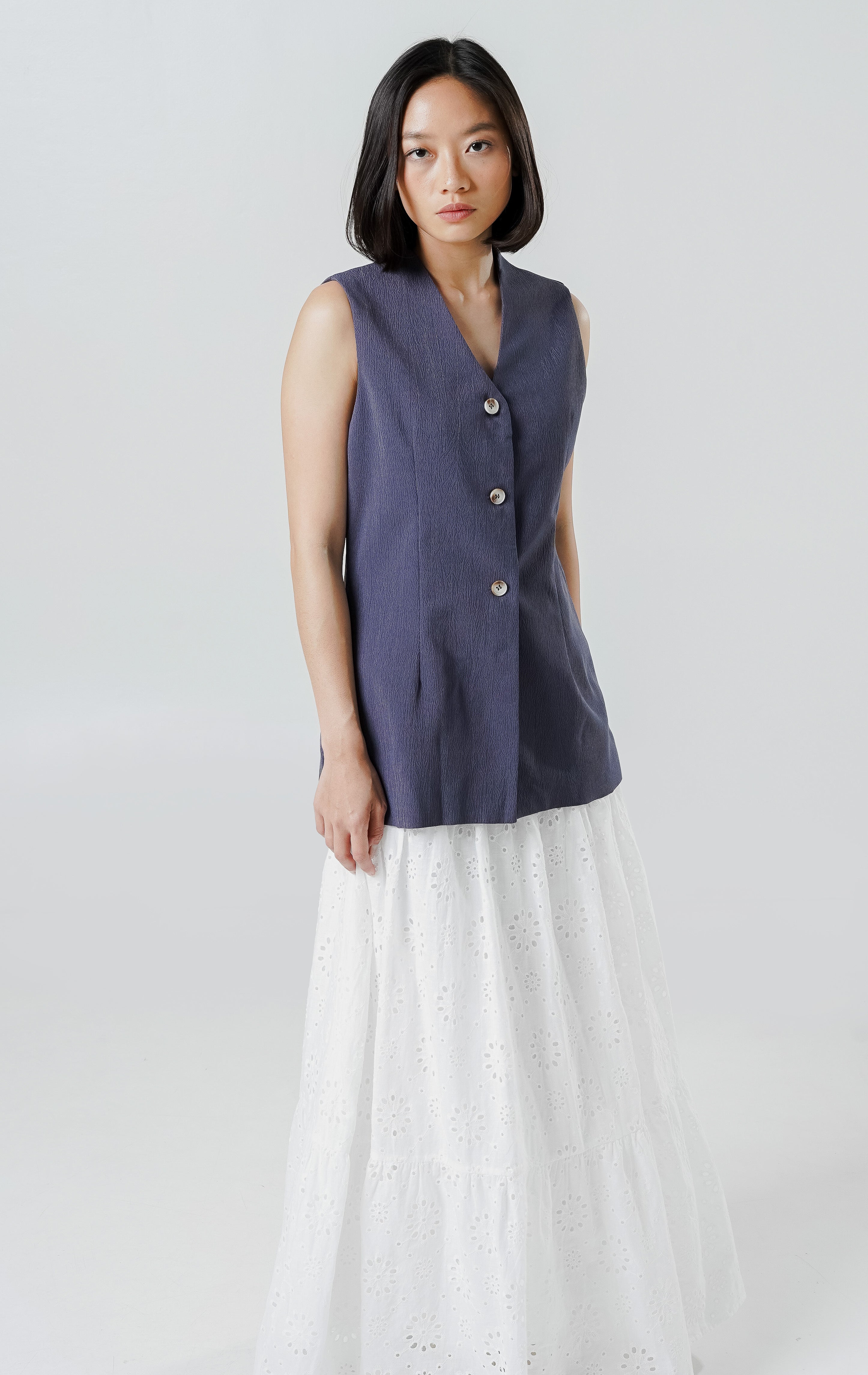 Rowena Top Grey