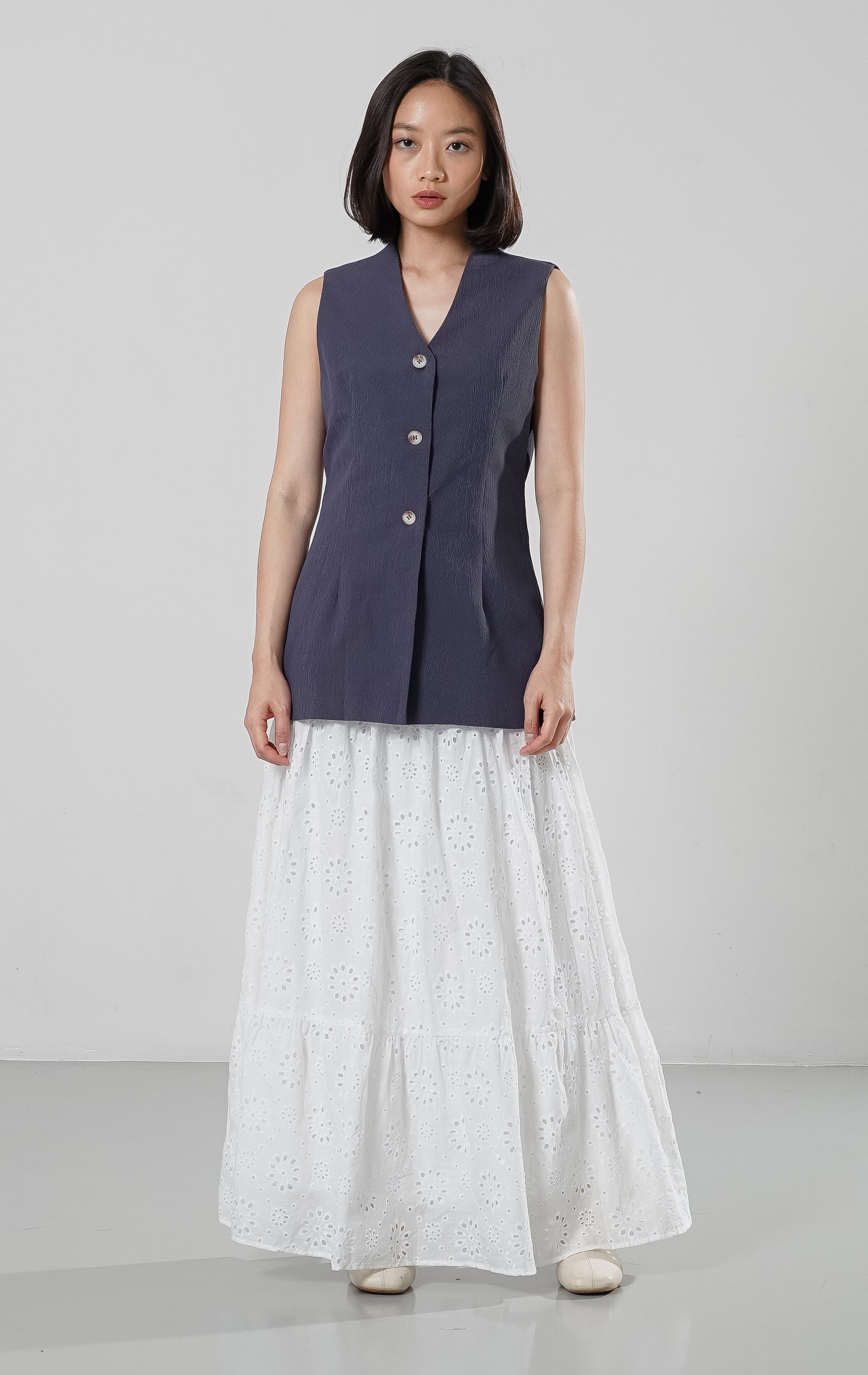 Rowena Top Grey