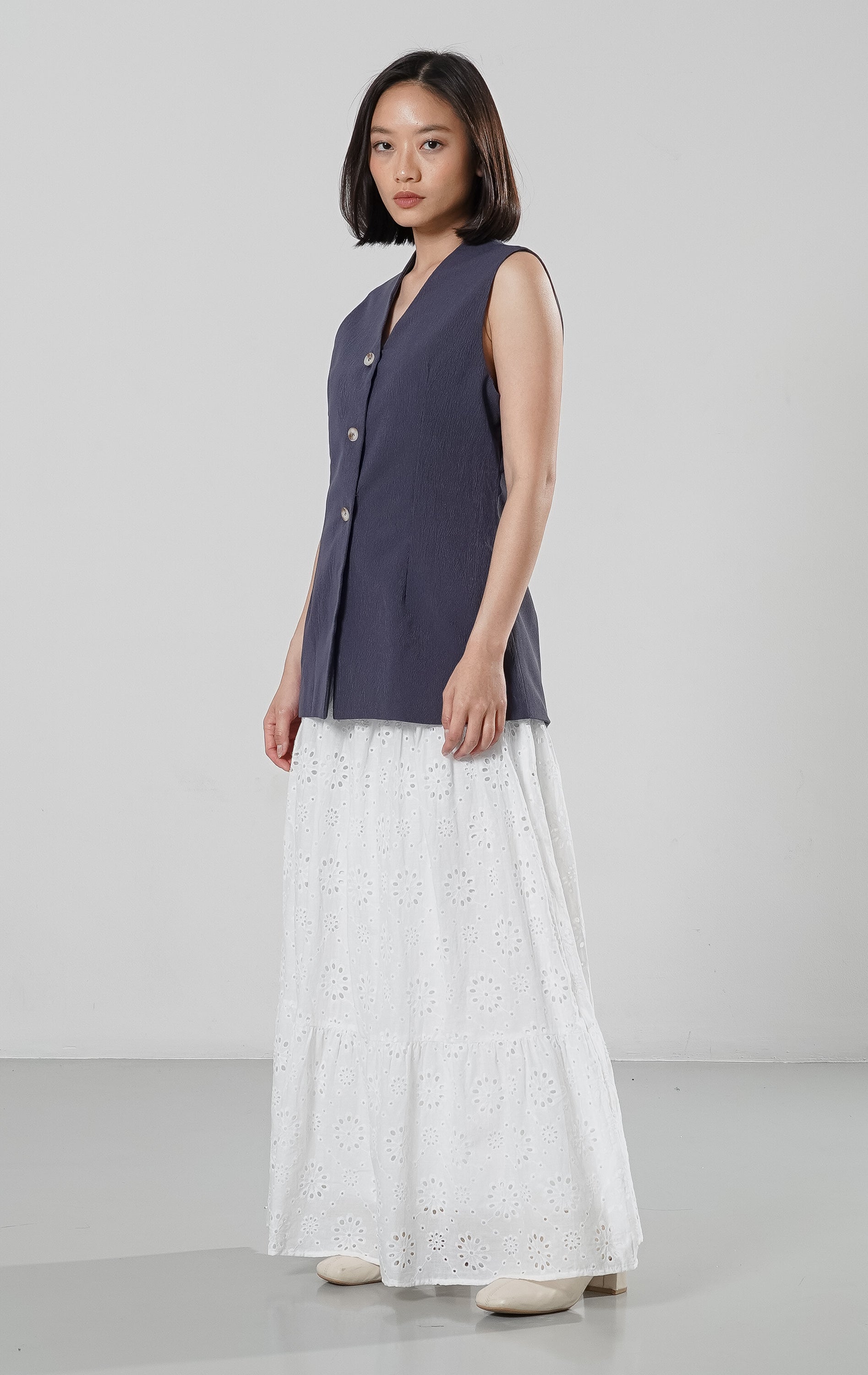 Rowena Top Grey