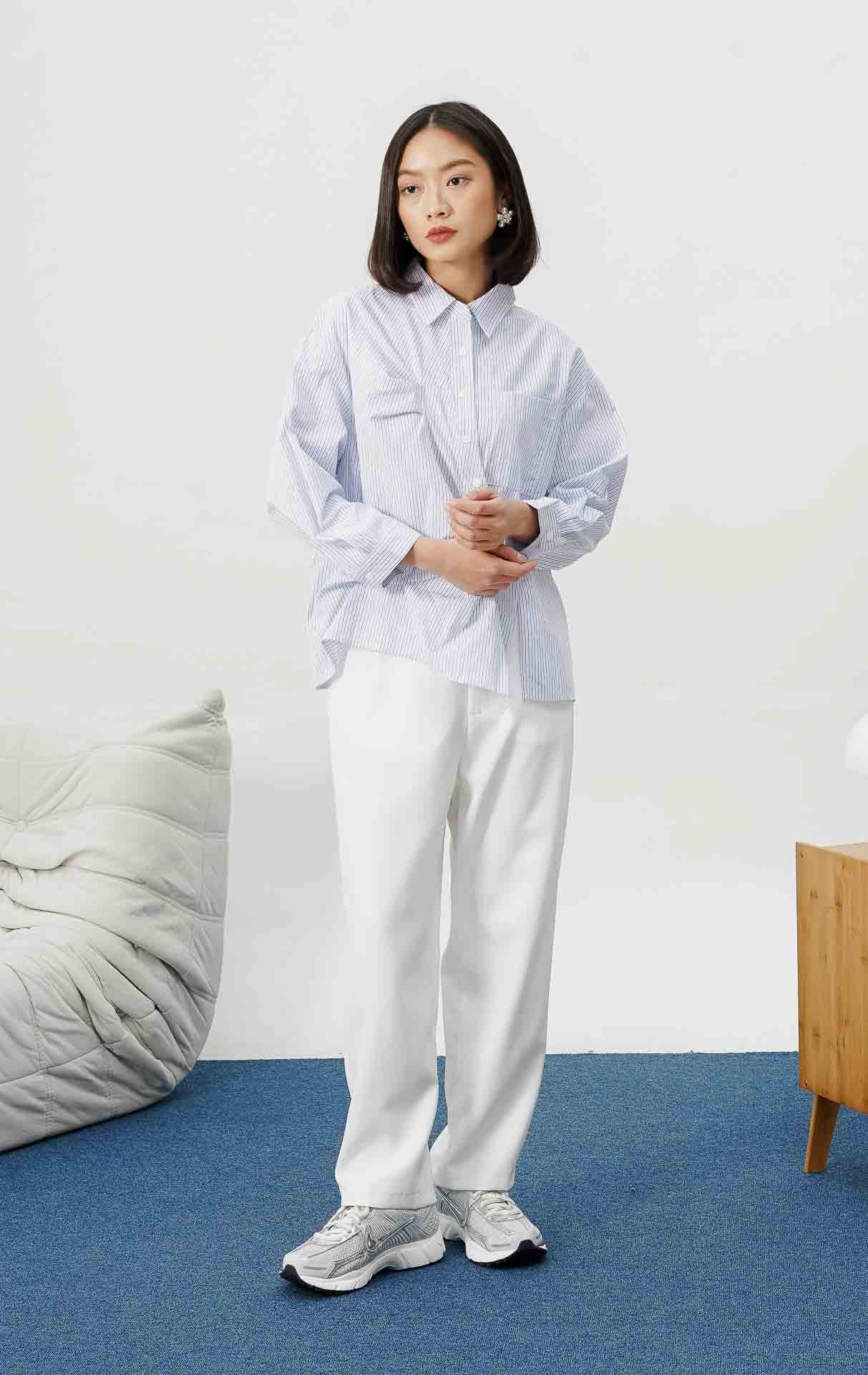 Adora Top Blue Striped
